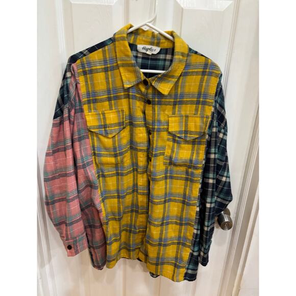 Haptics Flannel Shirt Size Large - Picture 2 of 5